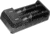 Nitecore UI2 Dual-Slot Intelligent USB Lithium-ion Battery Charger for 18650, 18350, 20700, 21700, Black, 6952506492923