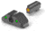 North Forest Arms Glock Slimline Tritium Dual Picture Sight, Orange, 12002
