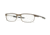 Oakley Steel Plate OX3222 Single Vision Prescription Eyeglasses, 56mm, Powder Pewter, OX3222-322204-56-SV