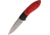 Ohlone Knives Butron Framelock Red and Black