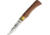 OLD BEAR Lg Classical Carbon Walnut Folding Knife, 3.5in Satin C67 Carbon Steel Clip Point Blade, Oiled Walnut Handle, Locking Safety Ring, 9306/21-LN