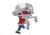 Oncore Targets Zombie Self-Healing Archery Target, Walking Kid, Gray/Red/Blue/Brown, Small, Z4