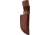 Ontario Knife Hiking Knife, 8in Overall, 3.75in Satin Finish 420HC Stainless Blade, Brown Micarta Handle, Leather Sheath, 8187