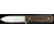 Ontario Knife Old Hickory Fish and Small Game Knife, 4in Blade, Hardwood Handle, Leather Sheath, Small, 7024