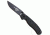 Ontario Knife RAT Model II Folding Knife, Black Handle OK8861