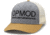 OPMOD Trucker Hat Embroidered Logo, Heather Grey/Birch/Biscuit, OPMBist-HeatGrey/Bir