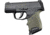 Hogue HandAll Beavertail Grip Sleeve, Sig Sauer P365, OD Green, 18701