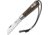 OTTER-Messer 172ML Carbon steel Large Anchor Folder Folding Knife, 3.13in Carbon Steel Blade, Smoked Oak Handle, SS Bolster, Inlay Shield, Smoked, 172 M L