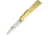 OTTER-Messer Mercator Clip Brass Stainless Folding Knife, 3.5 satin finish stainless blade, Brass handle, 10-736 RG R