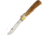 OTTER-Messer Safety Knife Stag, 3.5 satin finish carbon steel blade, Stag handle, 05 HH