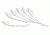 Outdoor Edge Cutlery 3.0 REPLACEMENT BLADE PACK 6 Pieces Blister, Silver, RR30-6