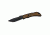 Outdoor Edge Cutlery Chasm Folding Knife,3.3in 8Cr13MoV Stainless Plain Edge Blade,Medium,Brown Handle CHC-33