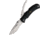 Outdoor Edge Cutlery Flip N Zip Closeout Folding Knife, 4.63in Closed, 8Cr13MoV Drop Point/Gutting Blade, Black/Green Rubberized Kraton Handle, OEFZ20B