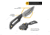 Outdoor Edge Cutlery Pivot Fixed Blade Knives, 2.5in, Cr13Mov SS, Drop Point, Blackstone Rockwell-C Blade, Black Rubberized TPR Handle, PKDP1C