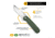 Outdoor Edge Cutlery Razor VX3 Folding Knife, 3in, Japanese 420J2 Stainless Blade, Green Micarta Handle, VX330BC