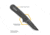 Outdoor Edge Cutlery Razor VX3 Folding Knife, 3in, Black Japanese 420J2 Stainless Blade, Black G10 Handle, VX330AC