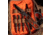 Outdoor Edge Cutlery RAZOR APX 3in Fixed Blade Knife, Titanium Coated Frame w/7 Blades, One Size, APXS306C