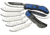 Outdoor Edge Cutlery Razor Lite EDC Blue Folding Knife,3.375in,Drop Point, Black Handle OERLU40C