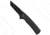 Outdoor Edge Cutlery Razor VX5 Folding Knife, 3in, Japanese 420J2 Stainless Steel Black Oxide Tanto Blade, Carbon Black G10 Handle, VX530BC