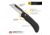 Outdoor Edge Cutlery RazorWork Replaceable Blade Utility Folding Knife, 2.5in, Stainless Steel Plain Edge, Black Handle, Box, RWK25-2