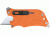 Outdoor Edge Cutlery Slidewinder Utility, Glass/Nylon Handle, Stainless Steel 0.75in Blade Knife, Orange/Silver SWB-10C