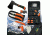 Outdoor Edge Cutlery The Outfitter Hunting Set - Gut-hook Skinner,Caping Knife, Folding Fillet Knife, Wood-Devil Hatchet,Saw,Ribcage Spreader,Cleaning Gloves,Sharpener OF-1