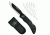 Outdoor Edge RL10C Razor-Lite Knife 3.5in 420J Steel W/Sheath Rubberized, Black