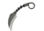 Pakistan Forged Twist Karambit Knife, 3.5 blade, One piece hand forged construction with twisted ha, HS-4409