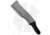 Paragon Chopper Machete Fixed Blade Knife, 9.75in, 440 Stainless Steel, Cleaver Blade, Polymer Black Handle, Gray/Black, 15.125in, BHQ-124114