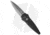 Paragon Warlock Enchanter Folding Knife, 3.875in, CPM S30V, Dagger Blade, Aluminum Black Handle, Cross Bead Blast, Gray/Black, 9.375in, BHQ-34561