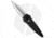 Paragon Warlock Enchanter Folding Knife, 3.875in, CPM S30V, Dagger Blade, Aluminum Black Handle, Satin Sorcerer, Gray/Black, 9.375in, BHQ-36881