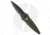 Paragon Warlock Enchanter Folding Knife, 3.875in, CPM S30V, Dagger Blade, Aluminum OD Green Handle, Cross Black, Black/OD Green, 9.375in, BHQ-34472