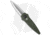 Paragon Warlock Enchanter Folding Knife, 3.875in, CPM S30V, Dagger Blade, Aluminum OD Green Handle, Satin Sorcerer, Steel/OD Green, 9.375in, BHQ-35166