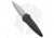 Paragon Warlock-X Folding Knife, 3.875in, CPM S35VN Stainless Steel, Dagger Blade, Aluminum Black Handle, Smooth Cerakote 1-Groove, Steel/Black, 9.375in, BHQ-177737