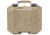 Pelican VAULT V100 Case, Small Pistol, 11x8x4.5 inch Internal Dimension, 12.28x12.03x5.16 inch External Dimension, Tan, VCV100-0020-TAN