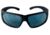PELTOR Protective Glasses, Polarized Black Lens with Black Frame, 90214H1-VDC