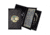 Dress Leather Book Style Case w/ Double ID - 3.50''x5.50''