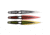 Perfect Point 2 Throwing Knives Set, 3Cr13 Stainless Steel Stainless Steel, White/Red/Yellow, PP-121-3