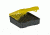 Plano 100 Count Handgun Ammo Case w/Hin ged Cover - 5.9in , 357-38 caliber - Dk. Gray &amp; trans Amber 1225-00