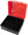 Plano Shot Shell Box, 12/16 Gauge, Red/Black 1216-01