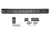 Presma AR-10 LR 308 Super Light M-LOK Series Free Float Handguards with Partial Top Rail, 19in DPMS Low Profile, Black, M38MP/L19