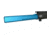 Presma AR-15 .223 Barrel Vise Block Rod with Torque Block for .750 Barrels, Blue, AV2-G2-B