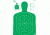 Pro-Shot B27 Silhouette Target-Pro Heavy Paper Targets, 23x35in, Green/White, 5 Pack, B-27E-GREEN-5PK