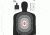 Pro-Shot B27 Silhouette Target-Pro Heavy Paper Targets, 23x35in, Black w/ Red Center , White, Red, 5 Pack, B-27E-PRO-5PK