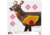 Pro-Shot Deer Sight-in Heavy Paper Targets, 25x25in, Whitetail, Multi-Color, 5 Pack, WDSI-5PK