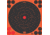 Pro-Shot Splatter Shot 8in Orange Bullseye Target - 6 pr Pack 10/ct Case, 8B-ORNG-6PKx10