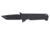 Puma Knives Blackcat45 Tanto Folding Knife, 3.5in Blade, Black Aluminum 6624003