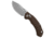 Qsp QSP Elk Glyde Lock Knife Glow-In-The-Dark Burlap Micarta 3.1" SW, Brown, 14C28N, adult, BHQ-235601