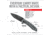 Real Avid RAV-2 Folding Knife, 3.25in, 8Cr13MoV, Black Oxide Drop Point Plain Blade, Blue/Black Aluminum Handle, AVRAV2
