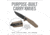 Real Avid Rav-3 Assisted Opening Folding Knife, 3.25 in Blade, Stainless Steel, AVRAV3